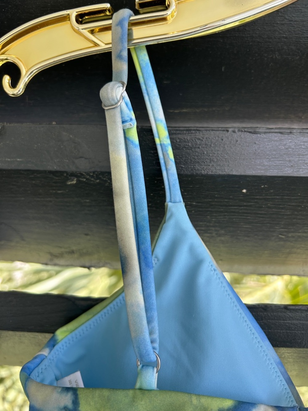 Jonathan Simkhai Blue Harlen/Emmalynn Bikini - Picture 10 of 11